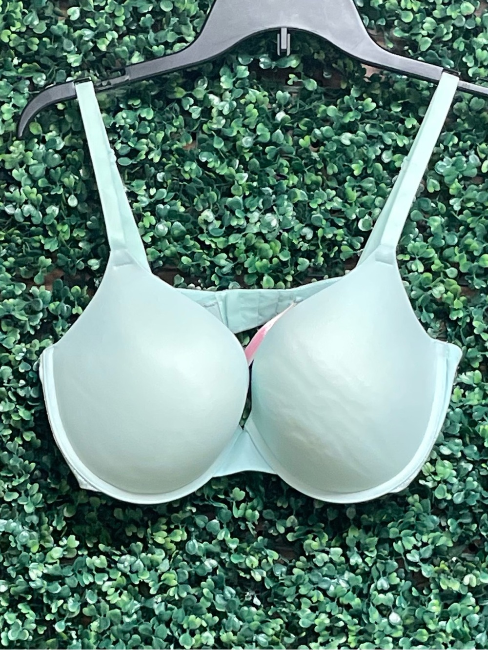 Victoria’s Secret PINK -Wear Everywhere Push-up Bra NWT - 36DD - Mint W/ Glitter